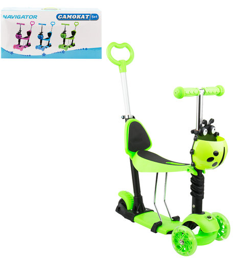 Трехколесный самокат 1Toy 5 в 1