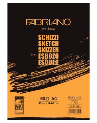 Fabriano Schizzi Альбом для рисования А4 210х297 мм 120 листов