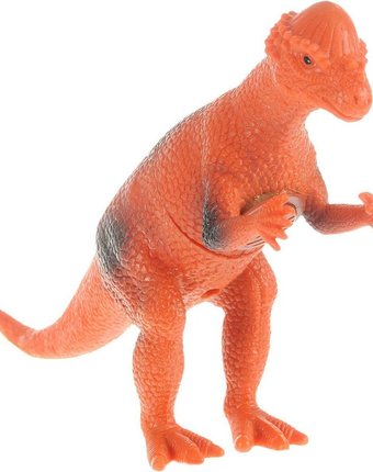 Миниатюра фотографии Фигурка играем вместе динозавр оранжевый 25-30 см