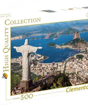 Clementoni Пазл Классика Рио-де-Жанейро Статуя Христа-Искупителя (500 элементов)