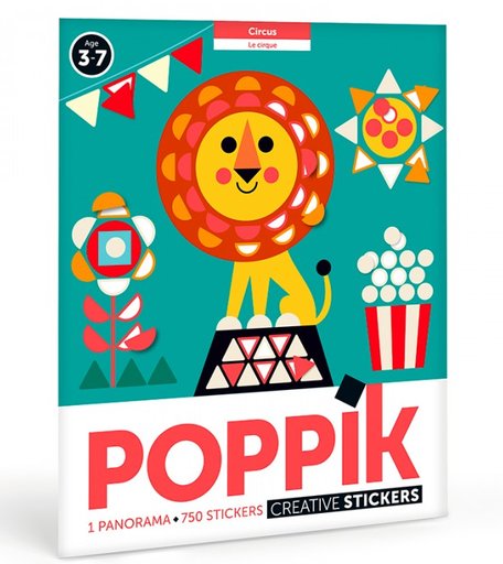 PoppiK Стикер мозаика Цирк