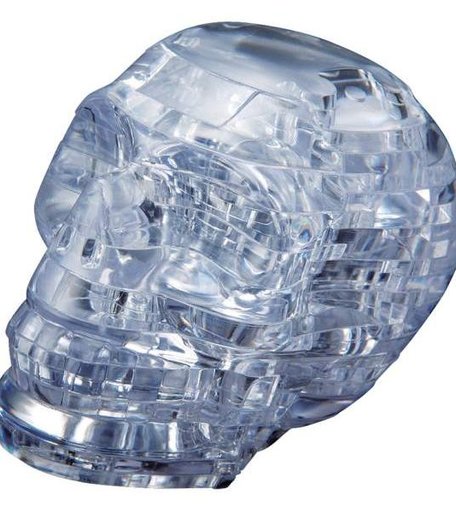 Головоломка Crystal Puzzle Череп Серебристый цвет: прозрачный