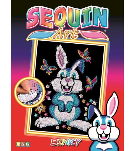 Мозаика из блесток Sequin Art «Заяц» юниор