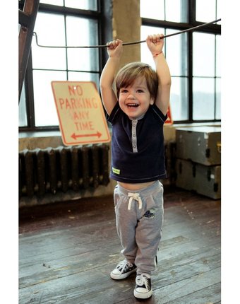Миниатюра фотографии Lucky child штанишки для мальчика basic sport 36-11пф