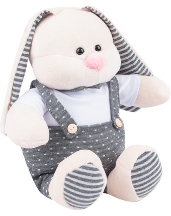 Миниатюра фотографии Мягкая игрушка игруша кролик в одежде 25 см