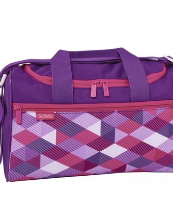 Миниатюра фотографии Herlitz сумка спортивная xl pink cubes