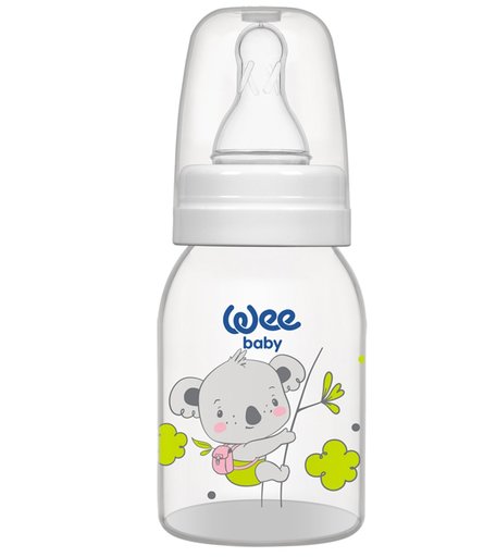 Бутылочка WeeBaby с узким горлышком Classic, с рождения, 125 мл