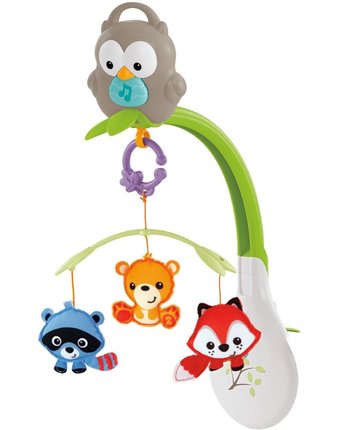 Мобиль Fisher-Price 3 в 1 Лесные друзья