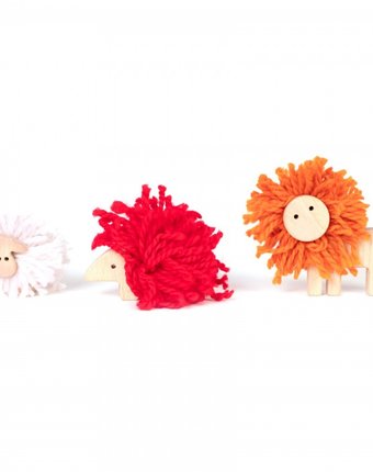 Миниатюра фотографии Kipod toys игровой набор пом-пон создай зоопарк
