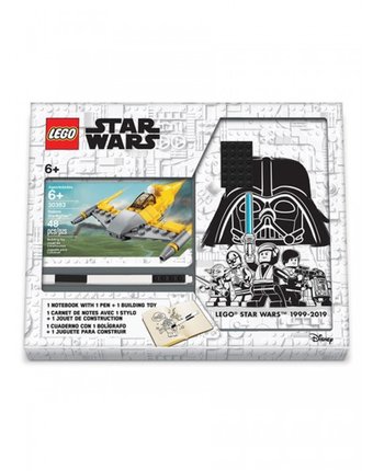 Lego Star Wars Книга для записей с ручкой и минифигурой Naboo Starfighter