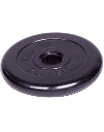 Миниатюра фотографии Mb bardell диск обрезиненный atlet d 51 мм 5 кг