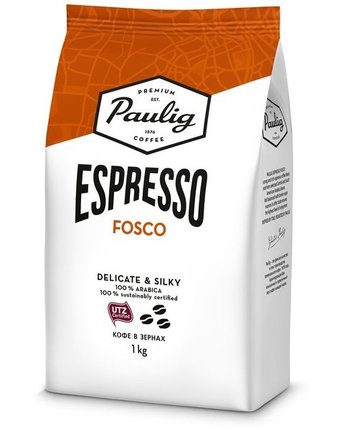 Paulig Кофе Espresso Fosko зерно 1 кг