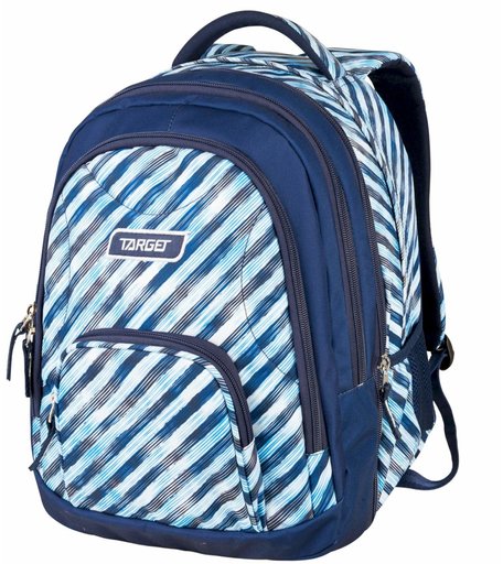 Ранец с наполнением Target Navy stripes 2 в 1