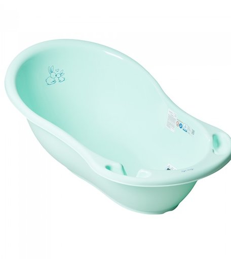 Tega Baby Ванна детская Кролики с термометром и сливом 86 см