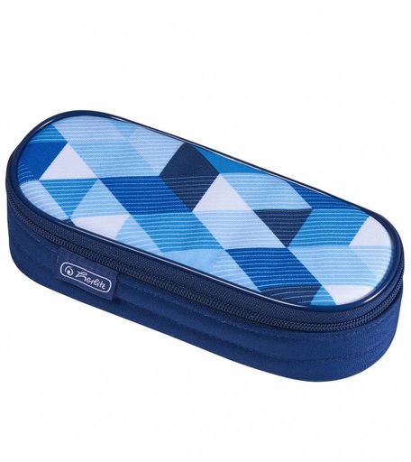 Herlitz Пенал-косметичка Case Blue Cubes