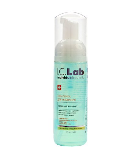 Гель-пена I.C.Lab Individual cosmetic Очищающие для снятия макияжа, 175 мл