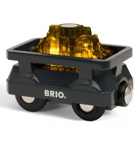 Brio Игровой набор Вагончик с светящимся грузом золота