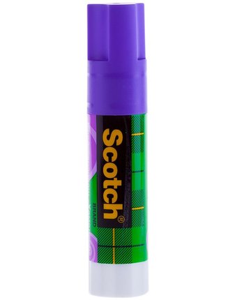 Миниатюра фотографии Клей-карандаш 3m scotch 15 г фиолетовый