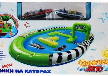 Наша Игрушка Игровой набор Забавные гонки Катер р/у 2 шт.
