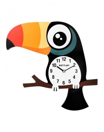Часы Kett-Up детские настенные Design Zoo Тукан