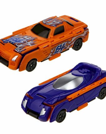 Машина 1Toy Transcar Double Флейм - фантом оранжевый/фиолетовый