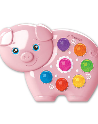 Миниатюра фотографии Музыкальная игрушка азбукварик веселушки свинка