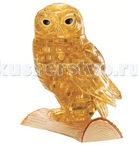 Crystal Puzzle 3D головоломка Сова (42 детали)