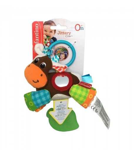 Подвесная игрушка Infantino Коровка 5058