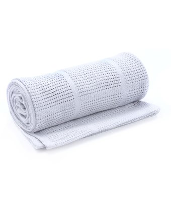 Одеяло ажурное Mothercare хлопковое, 155х120 см, серый