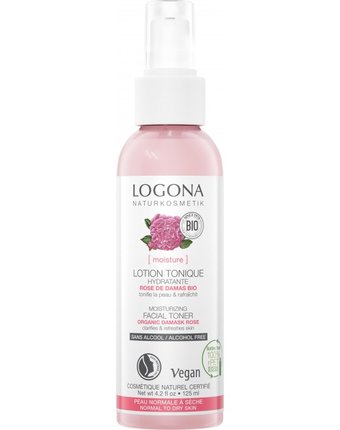 Миниатюра фотографии Logona освежающий тоник для лица c био-дамасской розой и комплексом daymoistclr 30062