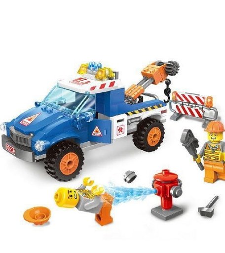 Enlighten Brick Машина с краном (210 деталей)