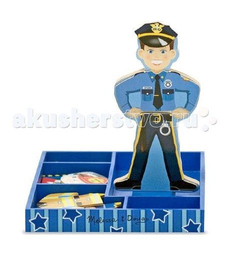 Деревянная игрушка Melissa & Doug Магнитные игры Переодень Джо