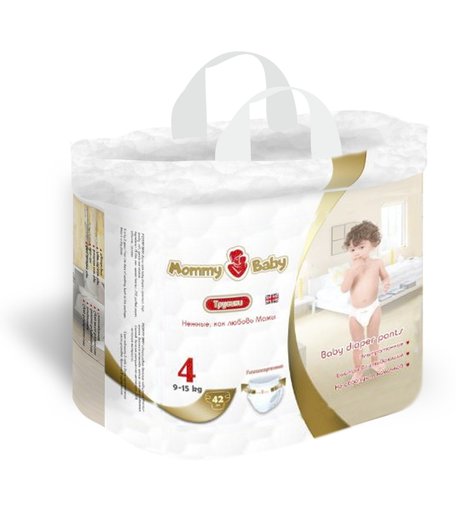Трусики-подгузники MOMMY BABY, р. 4, 9-15 кг, 42 шт