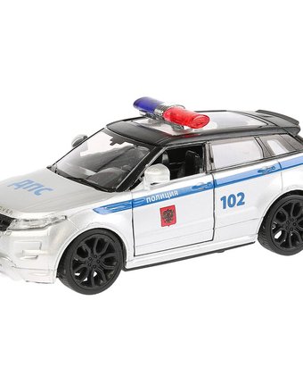 Металлическая инерционная машина Технопарк «Land Rover Range Rover Evoque Полиция» 12.5 см