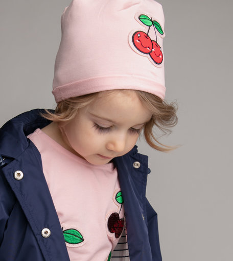 Шапка трикотажная для девочки