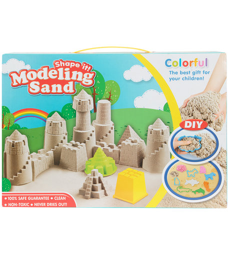 Набор для творчества Игруша песок 800 г. инструменты для лепки