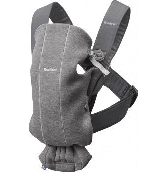 Рюкзак-переноска Baby Bjorn Mini 3D Jersey, темно-серый