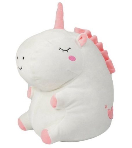 Мягкая игрушка Super01 Единорог Единорог 38 см цвет: белый