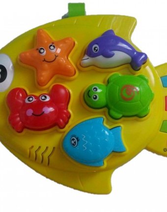 Миниатюра фотографии Развивающая игрушка play smart рыбка с морскими обитателями