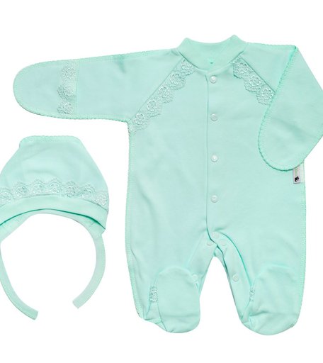 Комплект комбинезон/чепчик Клякса