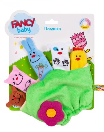 Развивающая игрушка Fancy Baby Полянка, разноцветный
