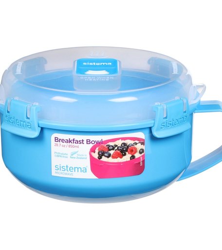 Sistema, Чашка для завтрака 850мл Microwave, синий