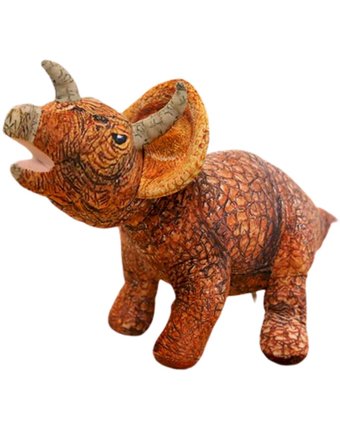 Миниатюра фотографии Мягкая игрушка super01 динозавр динозавр 60 см цвет: коричневый