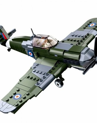 Миниатюра фотографии Конструктор sluban военный самолёт (290 деталей)