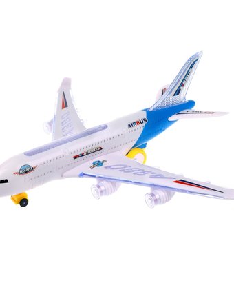 Миниатюра фотографии Самолет наша игрушка со светом и звуком 40 см
