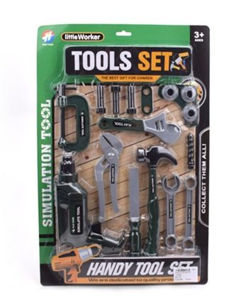 Миниатюра фотографии Наша игрушка набор инструментов hy2298-78 (17 предметов)