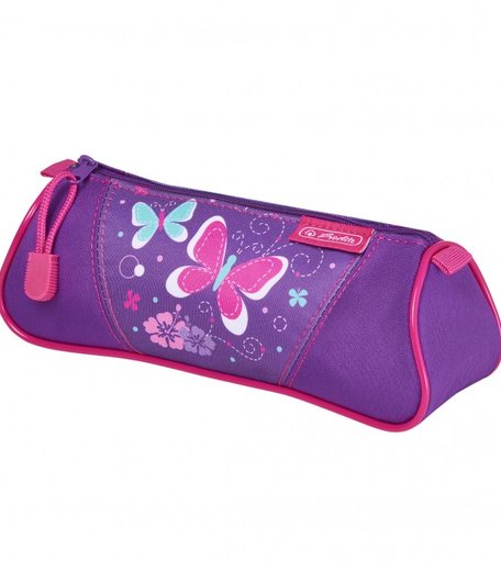 Herlitz Пенал-косметичка Triangular Butterfly