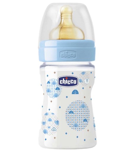Бутылочка Chicco Well-Being Boy, с рождения, 150 мл