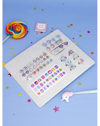 Миниатюра фотографии Mihi mihi украшения с наклейками подарочный набор единорог