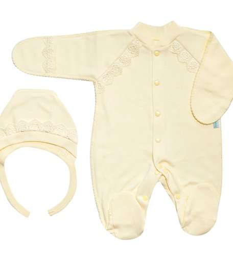 Комплект комбинезон/чепчик Клякса